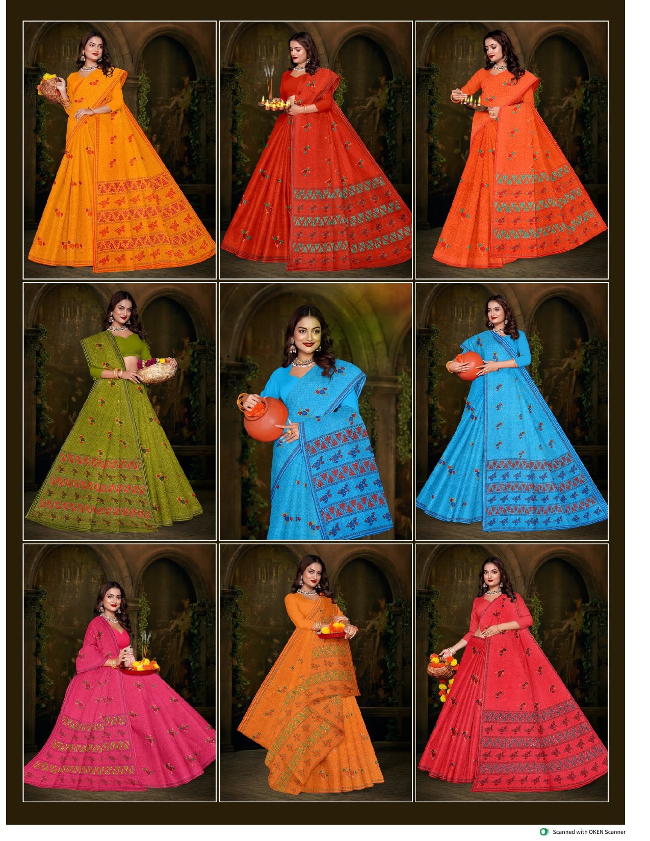 Sargam 5.50 Mtr Women's Cotton Printed Saree