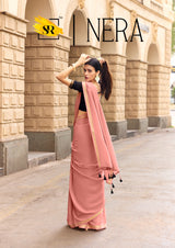 SR Nera Mulmul Saree Collection - Soft Daily Wear Elegant Saree Set 10 Pcs Set