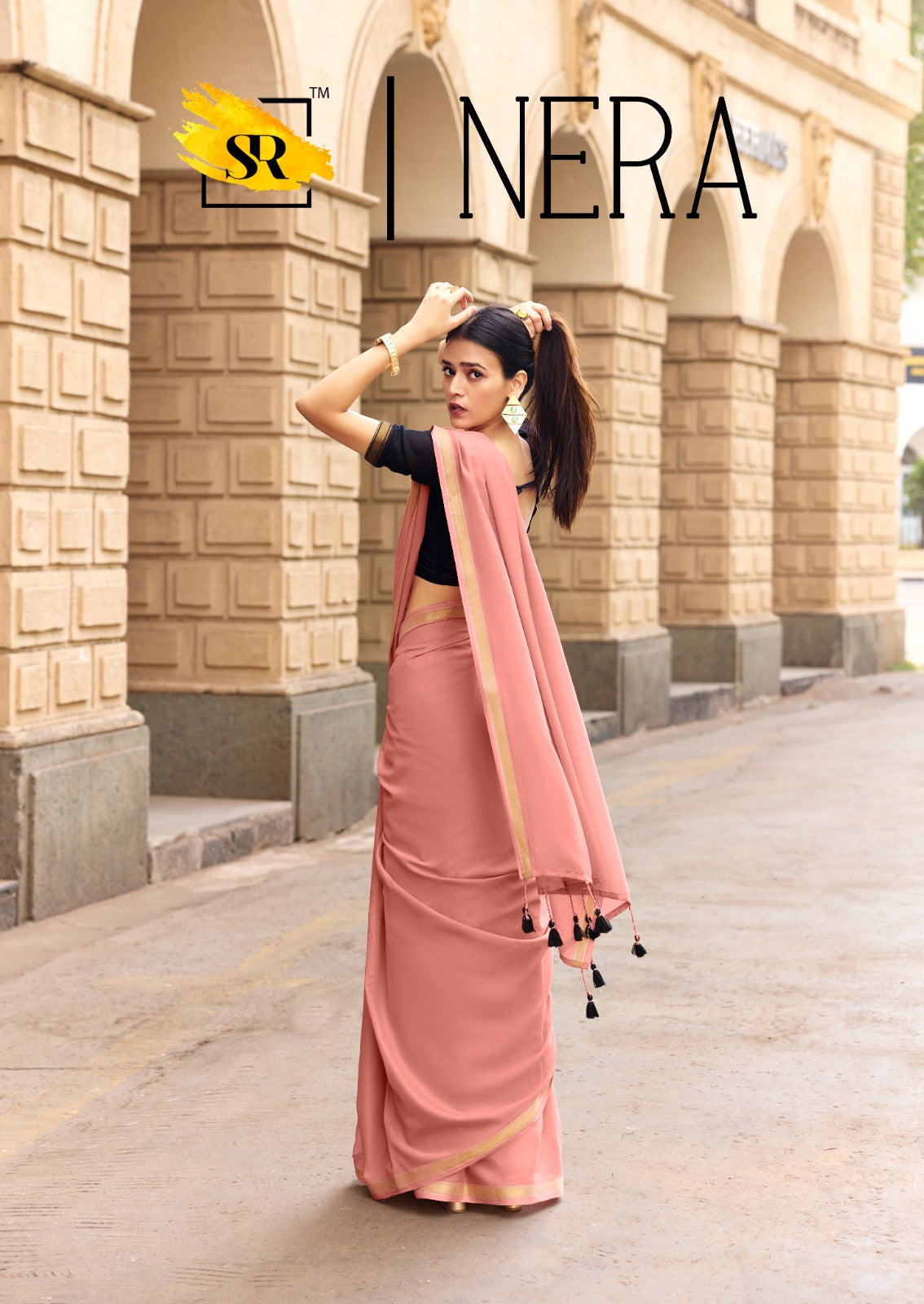 SR Nera Mulmul Saree Collection - Soft Daily Wear Elegant Saree Set 10 Pcs Set