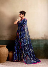 S.R. Pum Pum-18 Mulmul Cotton Saree Set Wholesale