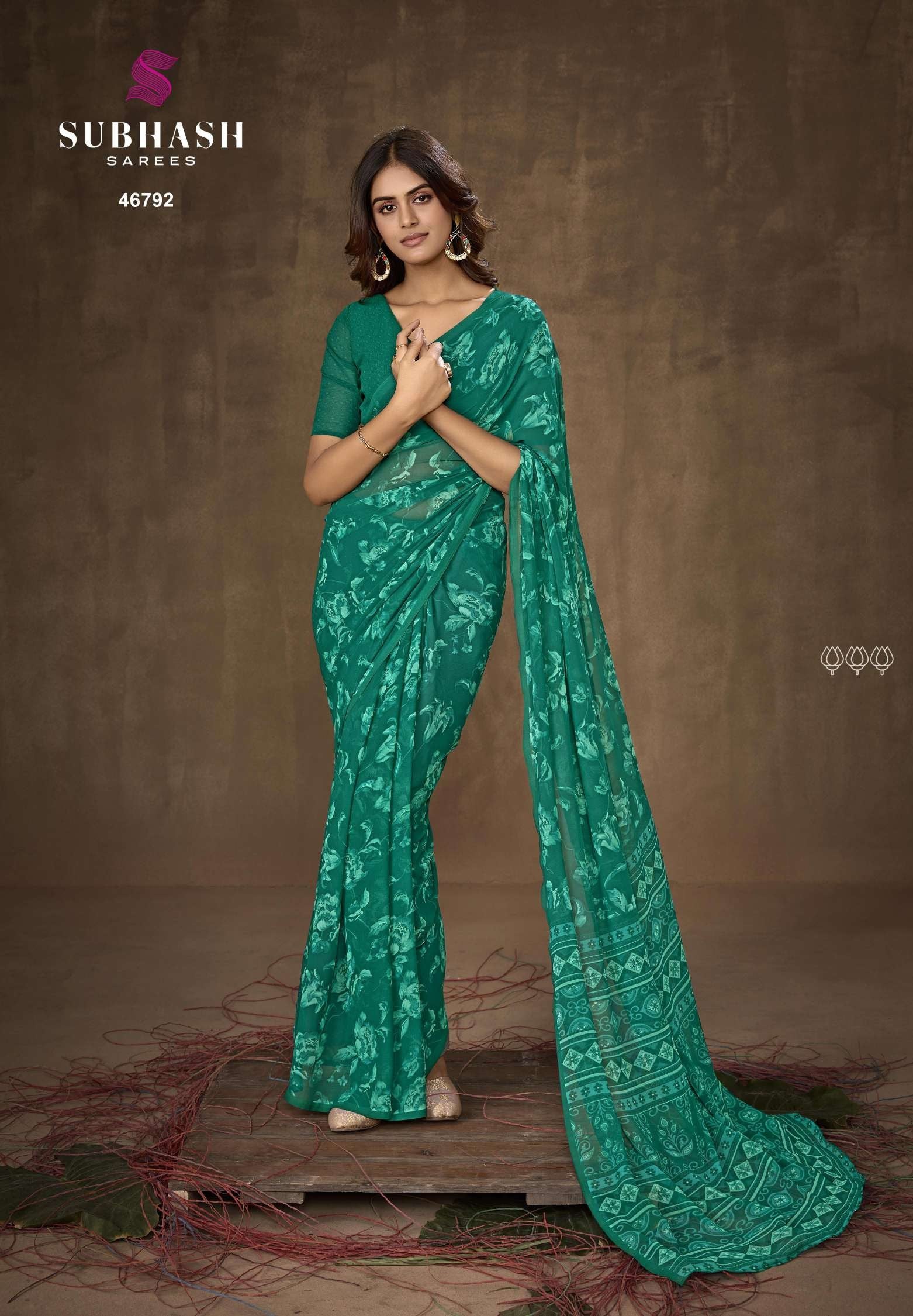 Subash Homemaker Vol 20 Georgette Printed Saree Collection - 16 PCS Set
