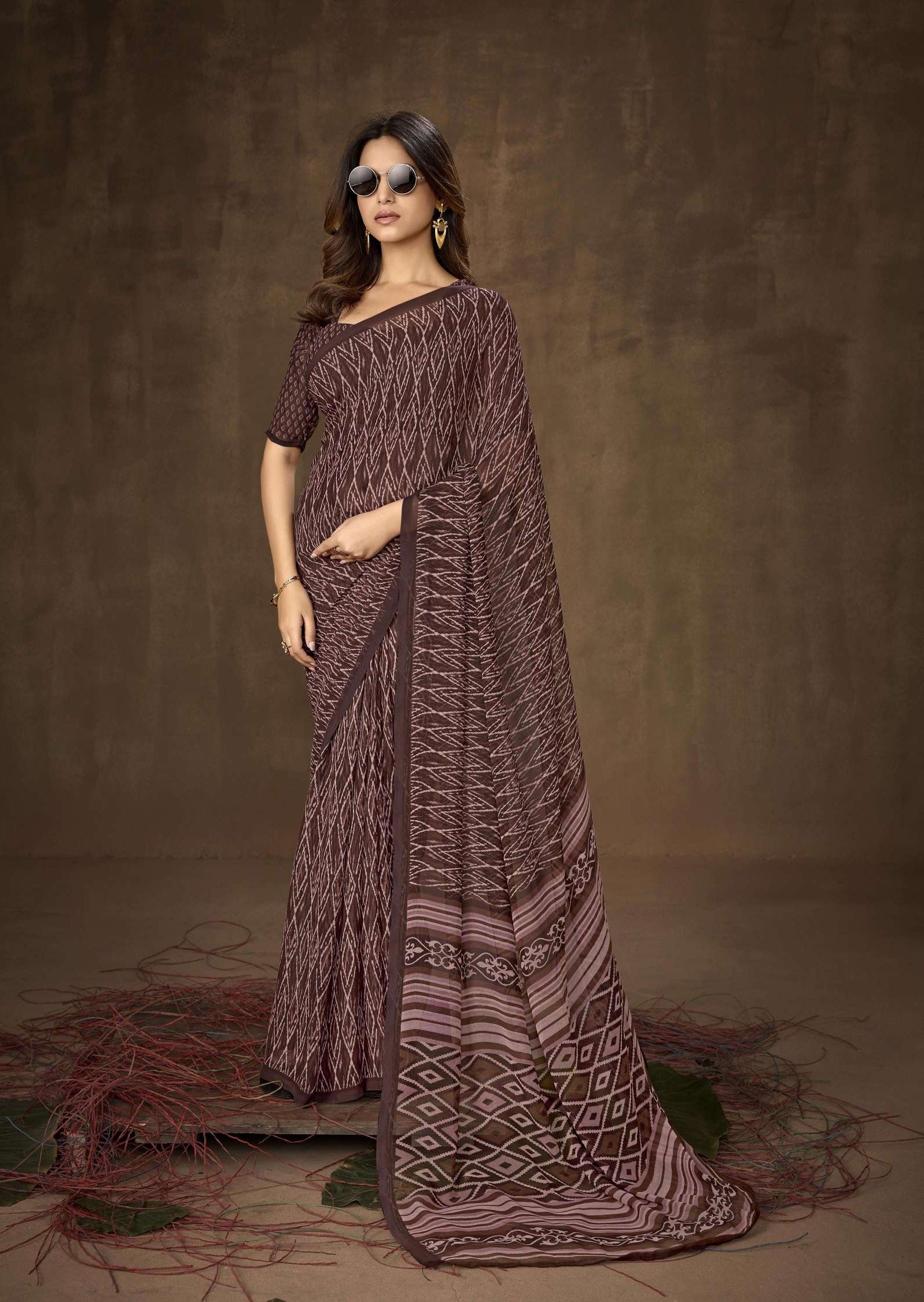 Subash Homemaker Vol 20 Georgette Printed Saree Collection - 16 PCS Set