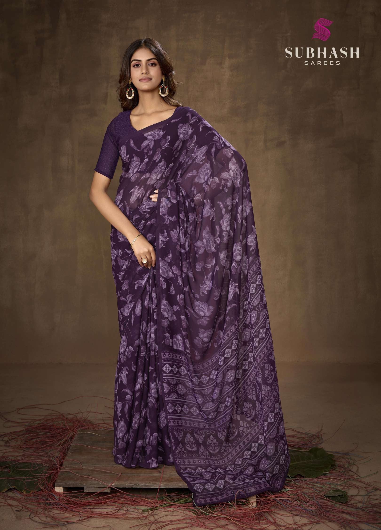 Subash Homemaker Vol 20 Georgette Printed Saree Collection - 16 PCS Set