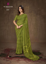 Subash Homemaker Vol 20 Georgette Printed Saree Collection - 16 PCS Set