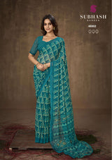 Subash Homemaker Vol 20 Georgette Printed Saree Collection - 16 PCS Set