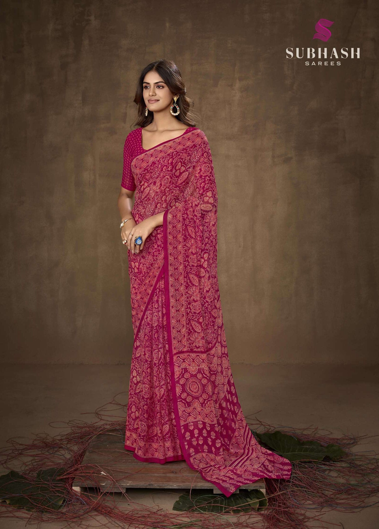 Subash Homemaker Vol 20 Georgette Printed Saree Collection - 16 PCS Set