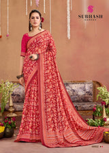 Subash Suhani Vol 16 Georgette Printed Saree Collection - 16 PCS Set