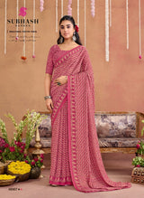 Subash Suhani Vol 16 Georgette Printed Saree Collection - 16 PCS Set