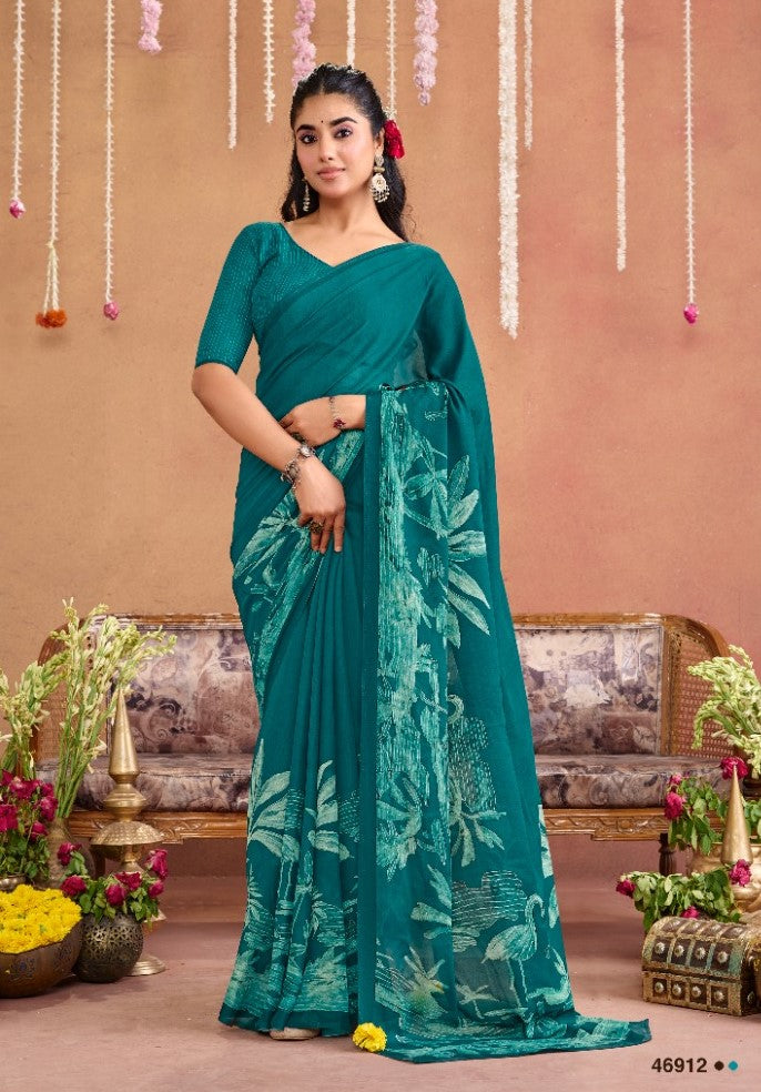 Subash Suhani Vol 16 Georgette Printed Saree Collection - 16 PCS Set