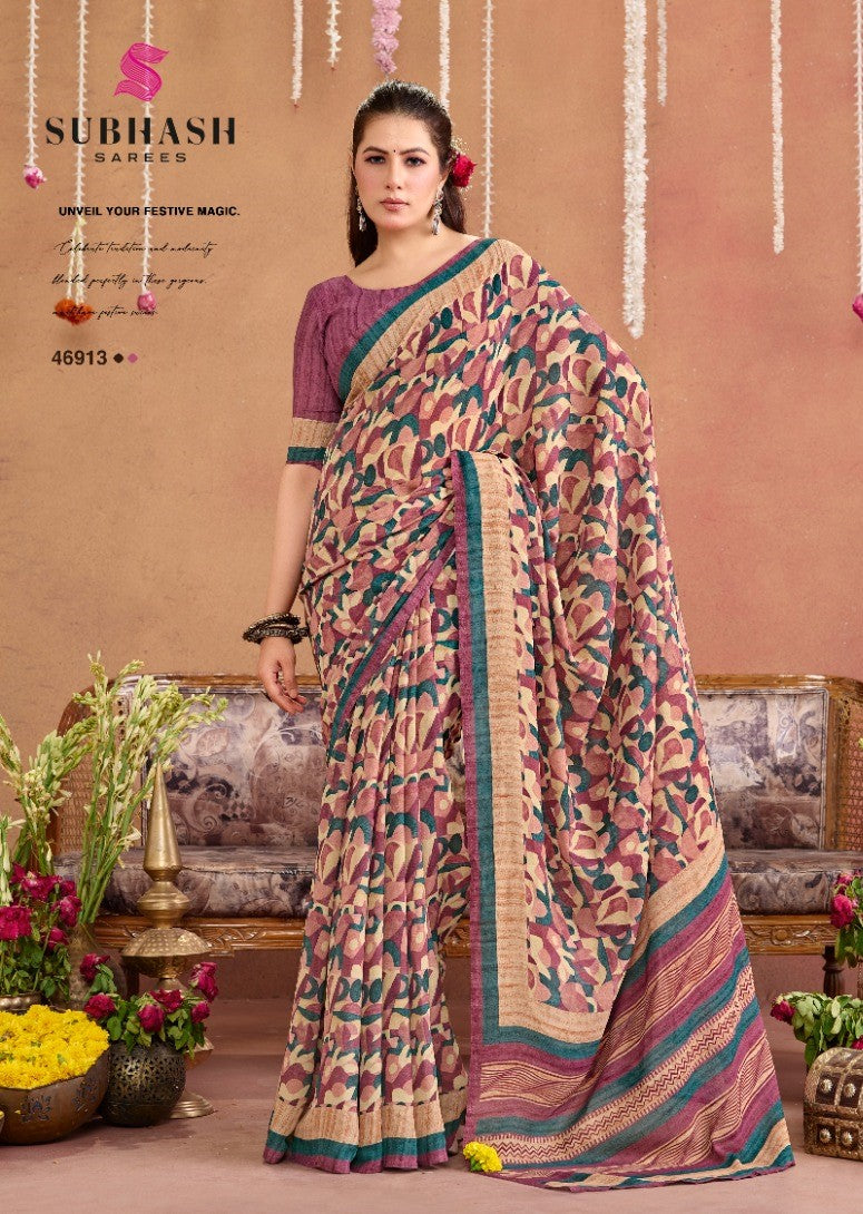 Subash Suhani Vol 16 Georgette Printed Saree Collection - 16 PCS Set