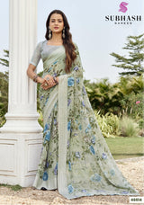 Subash Tahira Georgette Printed Saree Collection - 22 PCS Set