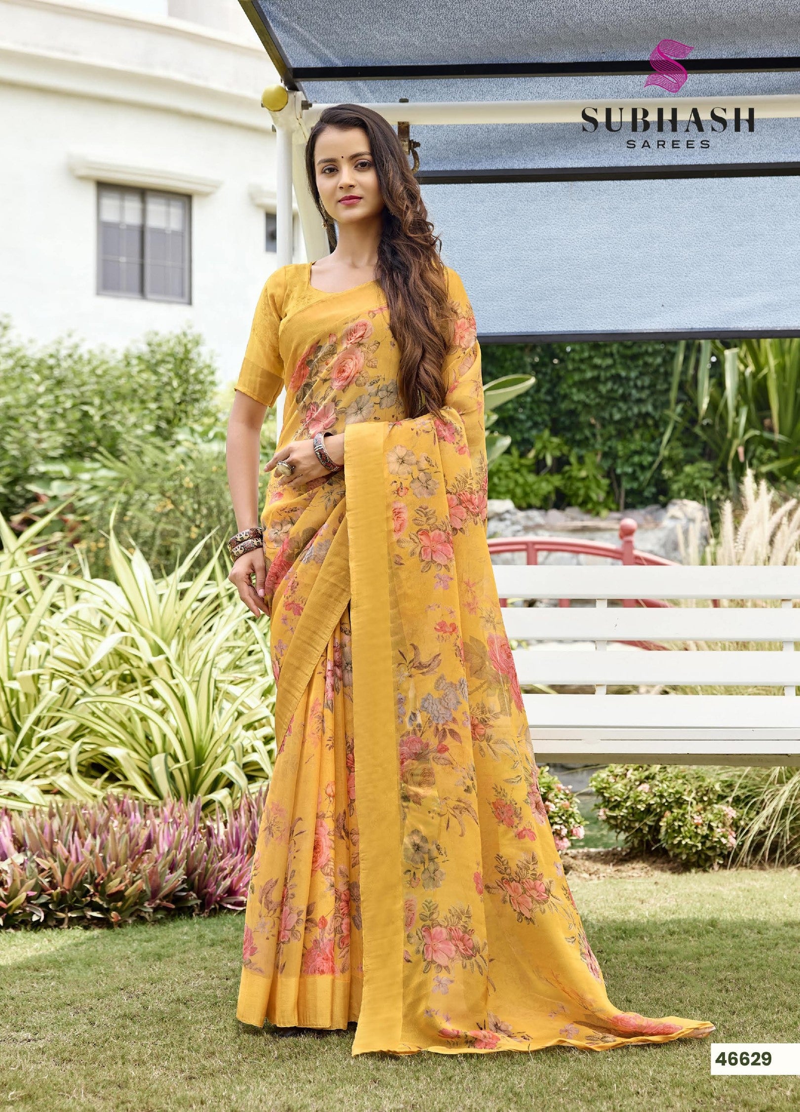 Subash Tahira Georgette Printed Saree Collection - 22 PCS Set