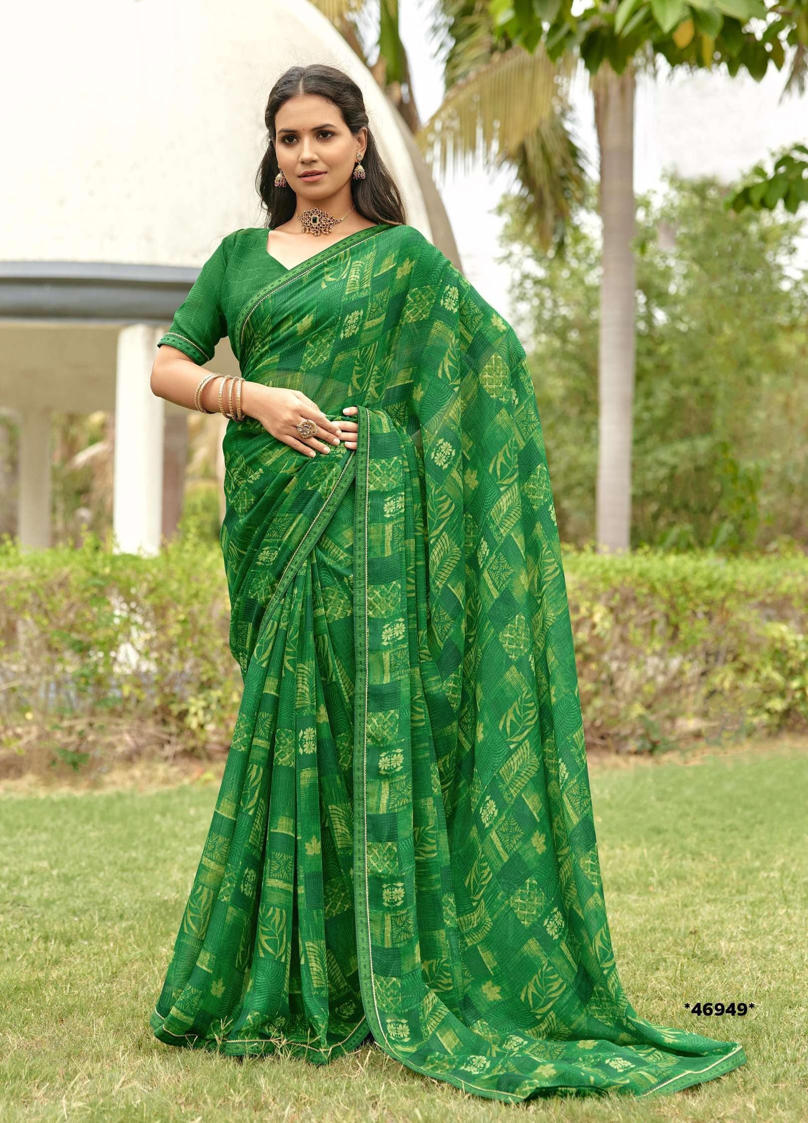 Subhash Sarees Sabita Sawan Special Georgette Saree Collection - 8 PCS Set