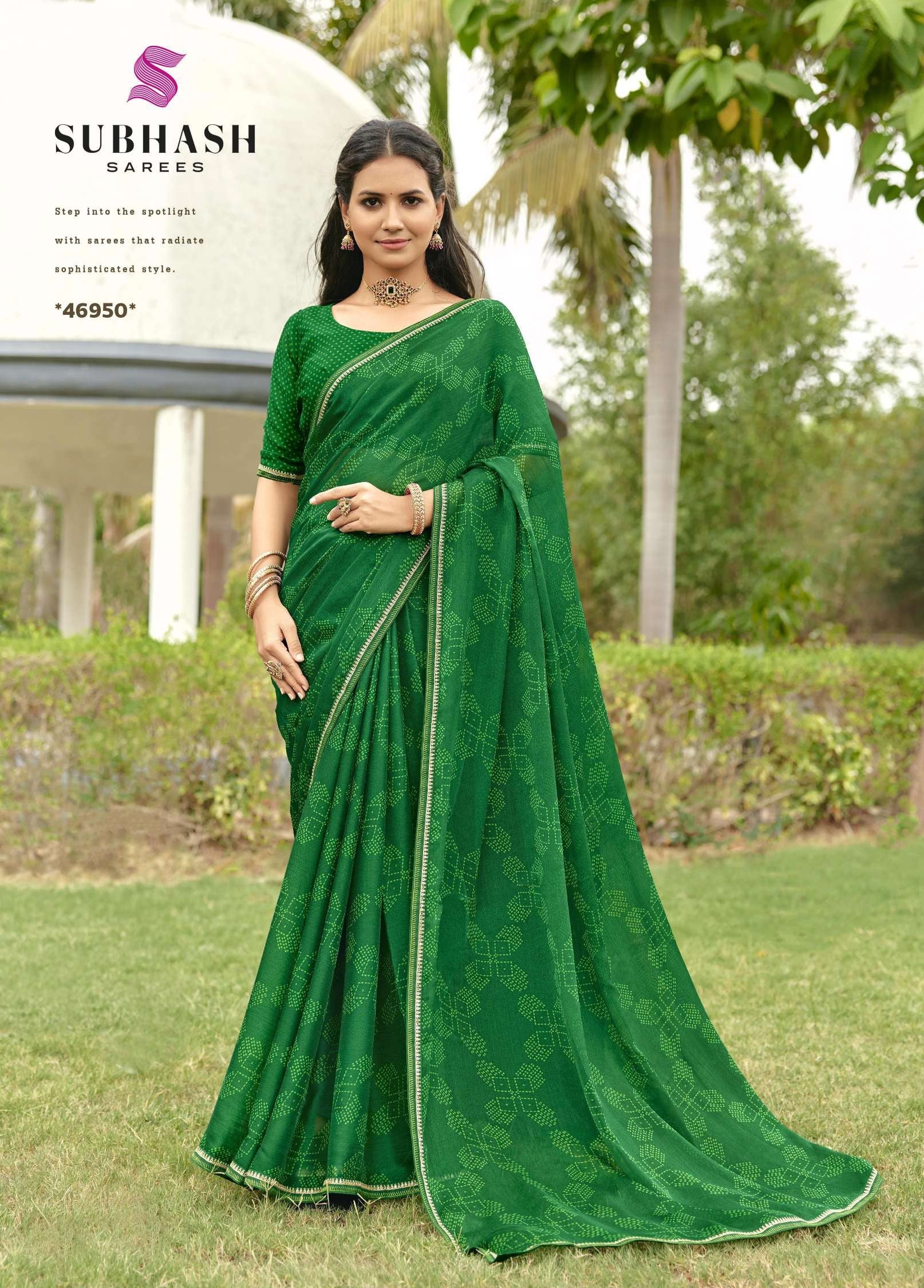 Subhash Sarees Sabita Sawan Special Georgette Saree Collection - 8 PCS Set