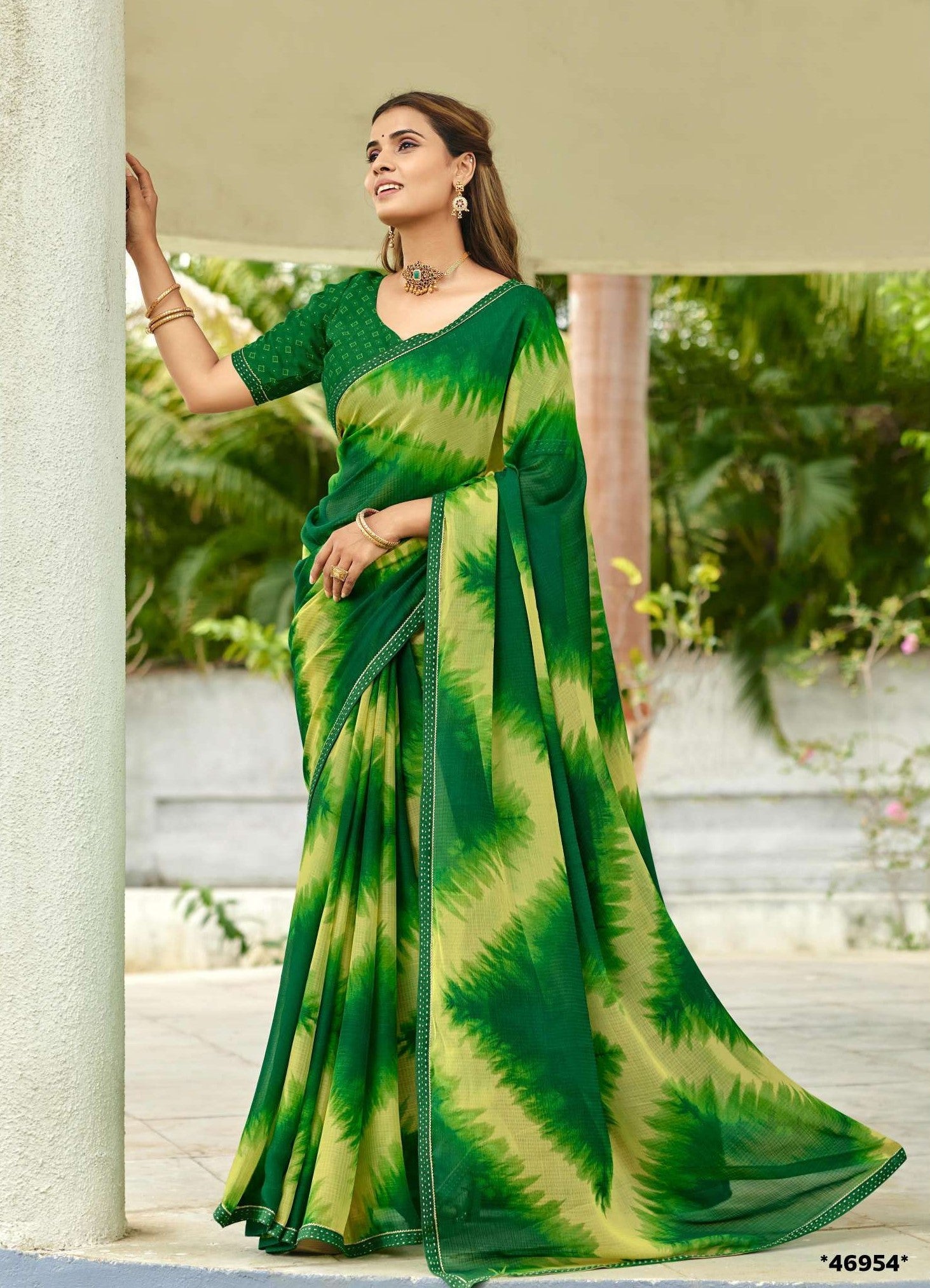 Subhash Sarees Sabita Sawan Special Georgette Saree Collection - 8 PCS Set