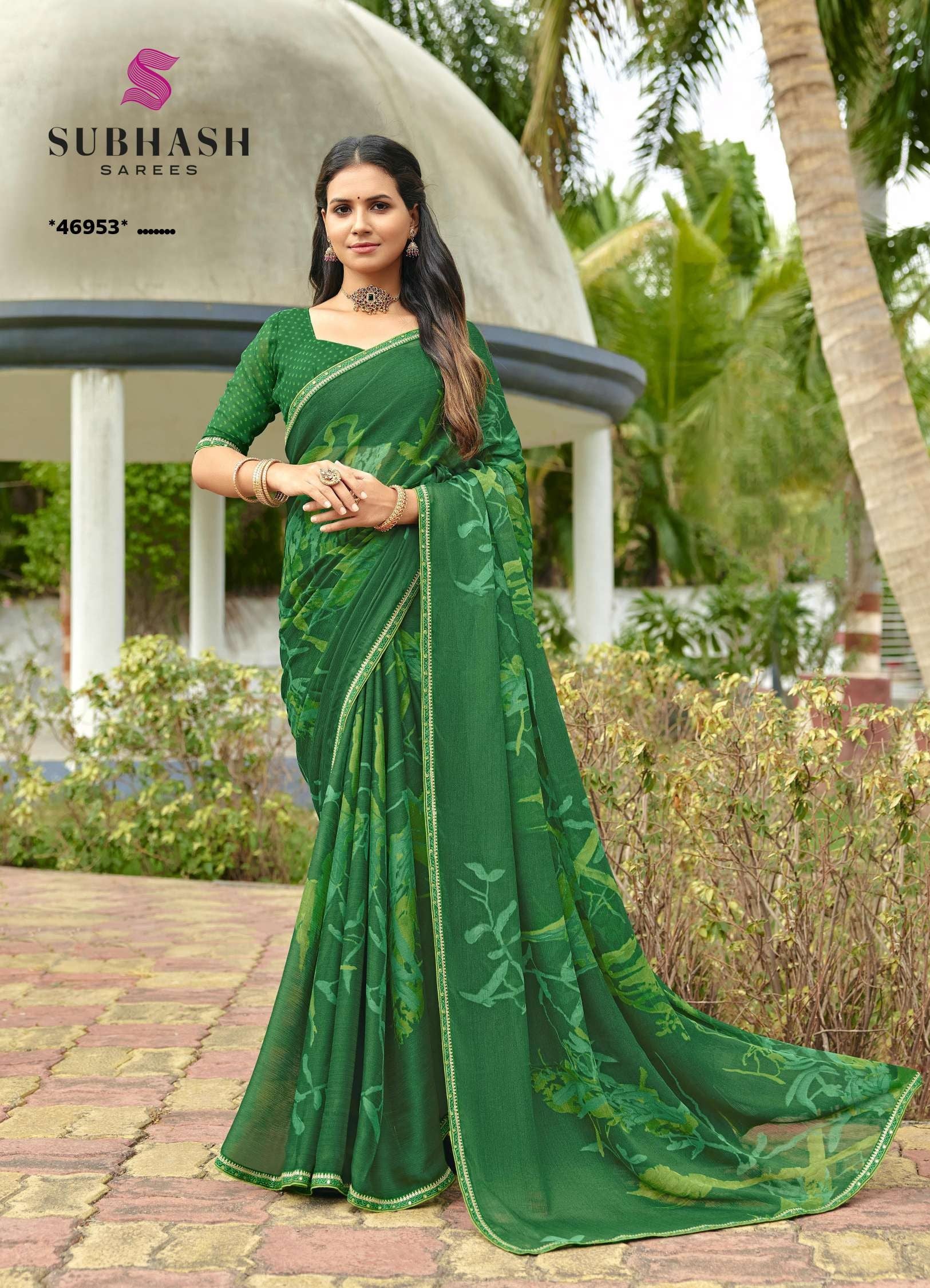 Subhash Sarees Sabita Sawan Special Georgette Saree Collection - 8 PCS Set