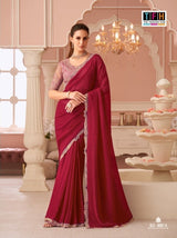 TFH Salsa Style Hits SLS-8001 Hit Design Party Wear Saree - 5 PCS Set