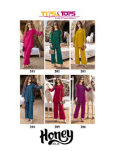 Tips & Tops Honey Cord Set - Women Rayon Co-ord Daily Wear