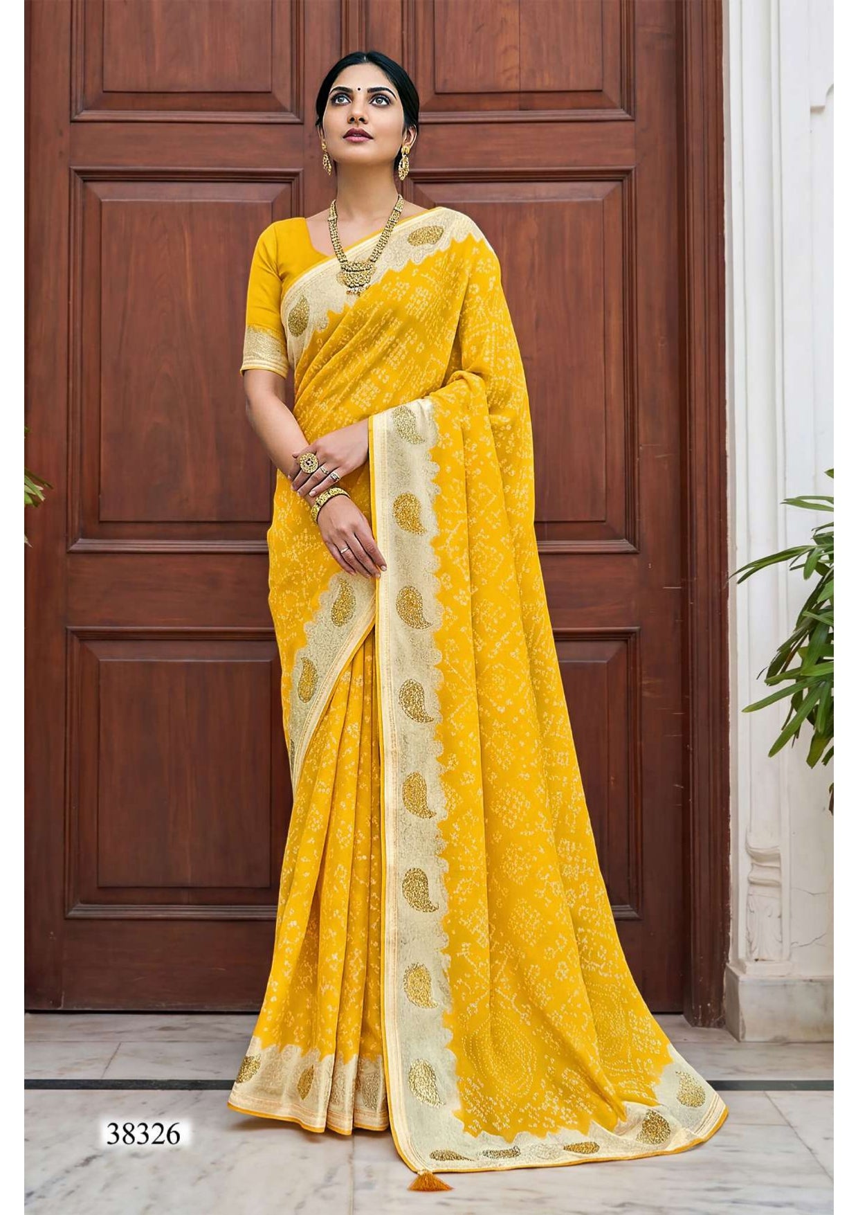 Vallabhi Prints Abhilasha Vol 07 Saree - Swarovski Work Designer Saree - Fancy Ethnic Wear - M.R. Saree Emporium