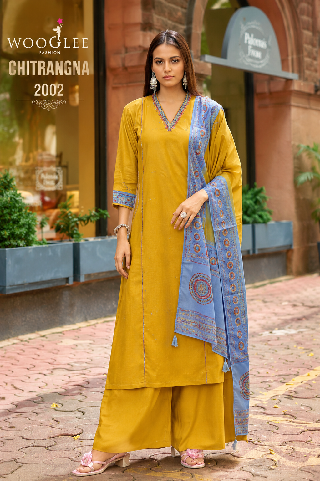 WOOGLEE Chitrangna Kurti Set - Premium Kurti Collection - Ethnic Wear - M.R. Saree Emporium
