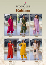 Rahima Viscose Weaving Kurti Set - Thread & Handwork Designer Kurti with Bottom - M.R. Saree Emporium
