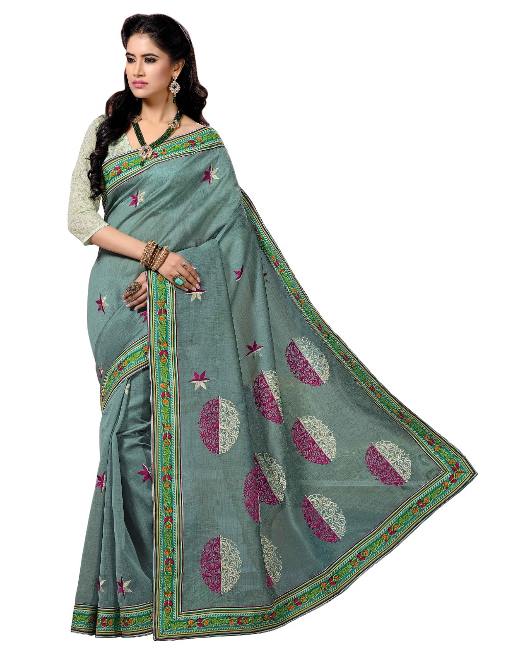 Buy Nikku Printed Daily Wear Polyester Yellow Sarees Online @ Best Price In  India | Flipkart.com