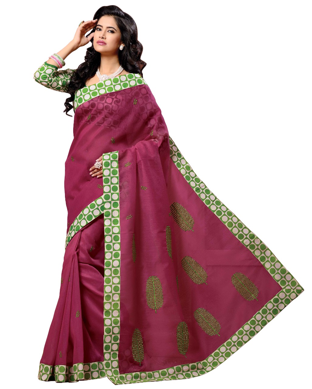 Buy arlima Printed Leheria Georgette, Chiffon White, Pink Sarees Online @  Best Price In India | Flipkart.com